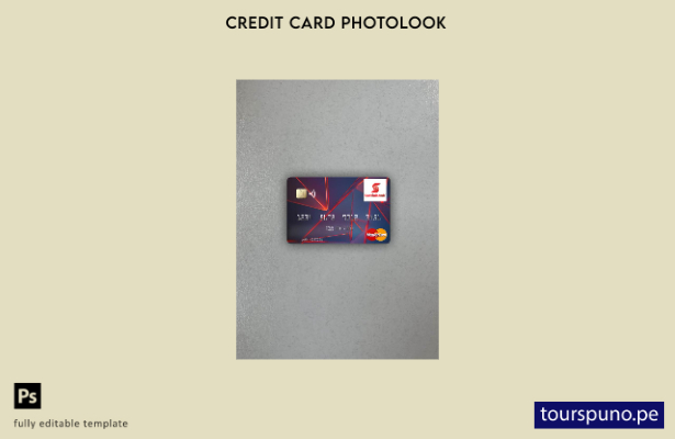 listo para imprimir plantilla frontal de aspecto fotográfico de mastercard de 39